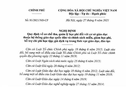 19 đối tượng được miễn học phí