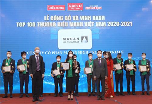 Masan High-Tech Materials is honored in Top 100 Vietnamese Strong Brands 2020 - 2021 