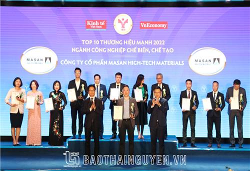 Masan High-Tech Materials - Top 10 thương hiệu mạnh Việt Nam 2022