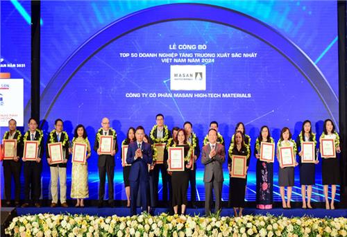 Masan High-Tech Materials honored on top 50 Vietnam Best Growth 2020