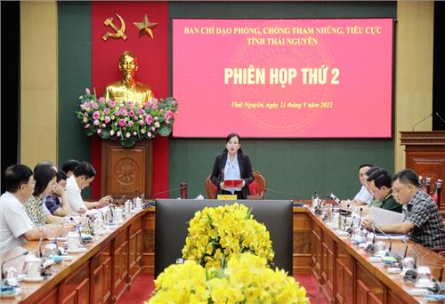 Tiếp tục đẩy mạnh phòng, chống tham nhũng, tiêu cực