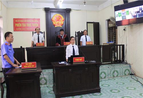 Phú Lương lần đầu tiên mở phiên tòa trực tuyến