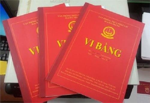 Vi bằng không có giá trị thay thế văn bản công chứng, chứng thực