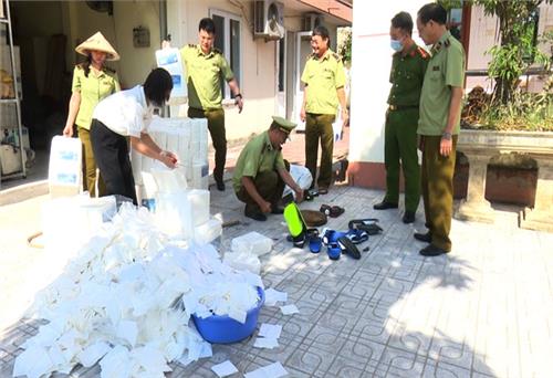 Tiêu hủy hàng hóa giả mạo nhãn hiệu