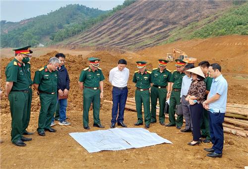 Quân khu 1 làm việc với huyện Phú Lương về đẩy nhanh Dự án kho K29