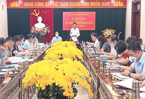 Tăng cường lãnh đạo thực hiện quy chế dân chủ