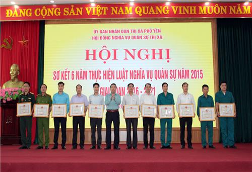 Phổ Yên thực hiện tốt Luật Nghĩa vụ quân sự