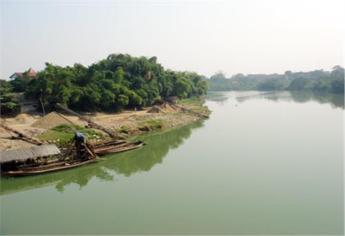 Sông Cầu ở Thái Nguyên