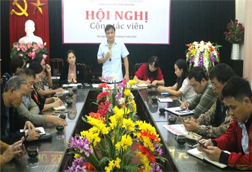 Hội nghị cộng tác viên Báo Văn nghệ Thái Nguyên 