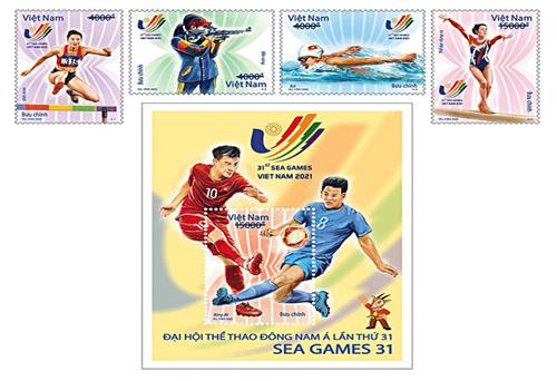 Phát hành bộ tem SEA Games 31