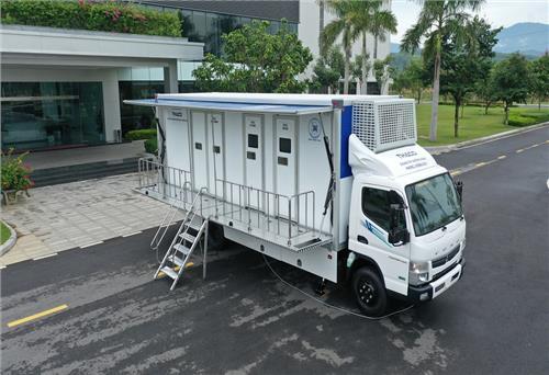 THACO thiết kế xe tải Fuso thành xe chụp X-quang và siêu âm
