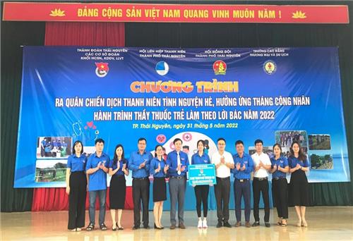 Thành Đoàn Thái Nguyên ra quân chiến dịch tình nguyện Hè 2022