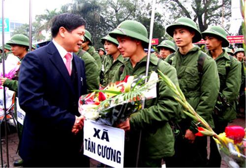 Tưng bừng ngày hội giao quân