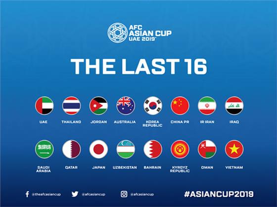 Asian Cup 2019: Xác định xong 8 cặp đấu ở vòng knock-out