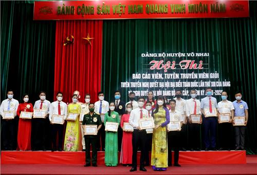 Võ Nhai: Thi báo cáo viên, tuyên truyền viên giỏi