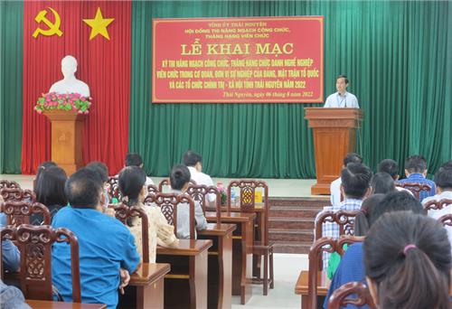 Khai mạc Kỳ thi nâng ngạch công chức, thăng hạng chức danh nghề nghiệp viên chức