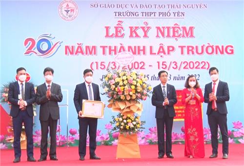 Trường THPT Phổ Yên: Kỷ niệm 20 năm thành lập