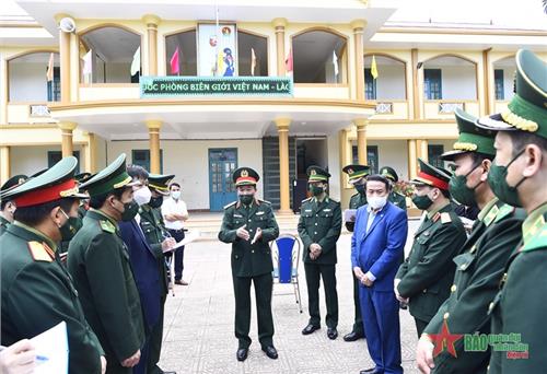 Kiểm tra công tác chuẩn bị Giao lưu hữu nghị quốc phòng biên giới Việt Nam-Lào lần thứ nhất