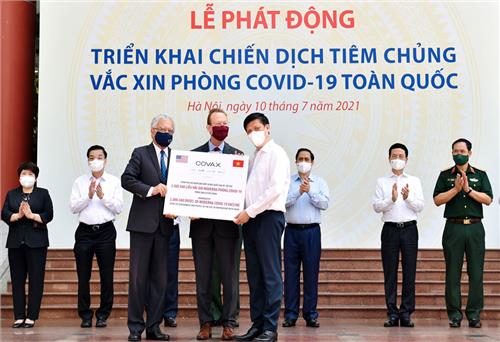 Việt Nam tiếp nhận hơn 2 triệu liều vaccine Moderna do Chính phủ Hoa Kỳ hỗ trợ