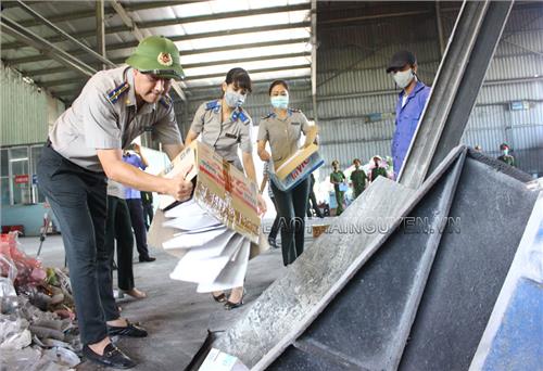 Thái Nguyên: Tiêu hủy 80 bánh heroin