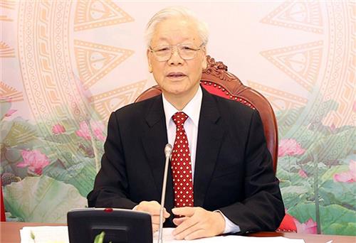 Tổng Bí thư Nguyễn Phú Trọng gửi thư chúc mừng Tết cổ truyền của Lào và Campuchia