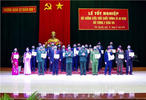 50 học viên bồi dưỡng kiến thức quốc phòng và an ninh đối tượng 2 hoàn thành khóa học