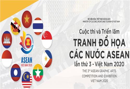 Triển lãm tranh đồ họa các nước ASEAN lần thứ 3