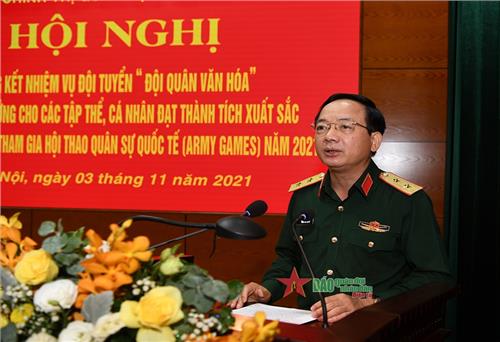 Tổng cục Chính trị tổng kết nhiệm vụ “Đội quân Văn hóa” và trao thưởng Army Games 2021