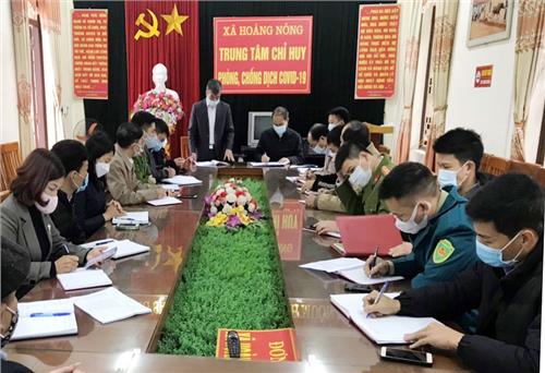Đại Từ: Phong tỏa tạm thời toàn xã Hoàng Nông để phòng, chống dịch