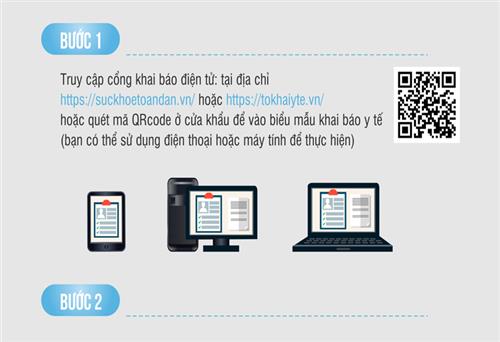 Hướng dẫn các bước khai báo y tế phòng dịch COVID-19