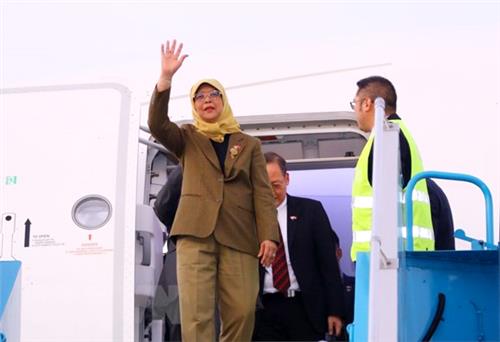 Tổng thống Singapore Halimah Yacob bắt đầu thăm cấp Nhà nước Việt Nam