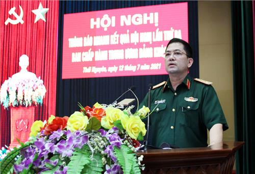 Quân khu 1 thông báo nhanh kết quả Hội nghị Trung ương 3 (khóa XIII)