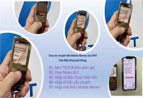 Hướng dẫn sử dụng VNPT Mobile Money trên Điện thoại phổ thông và Điện thoại thông minh