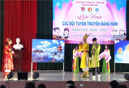 Trên 300 thí sinh tham gia Liên hoan Tuyên truyền măng non