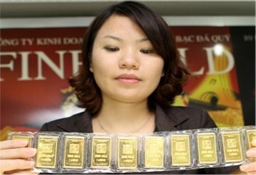 Giá vàng lên 46,6 triệu đồng vào ngày đầu năm mới