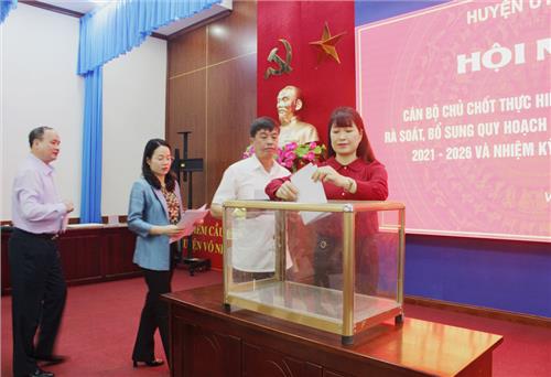 Rà soát, bổ sung quy hoạch cán bộ huyện Võ Nhai 