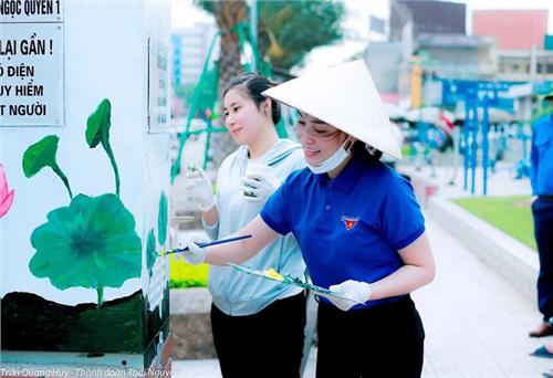 Công trình Thanh niên “Hộp điện Xanh” T.P Thái Nguyên