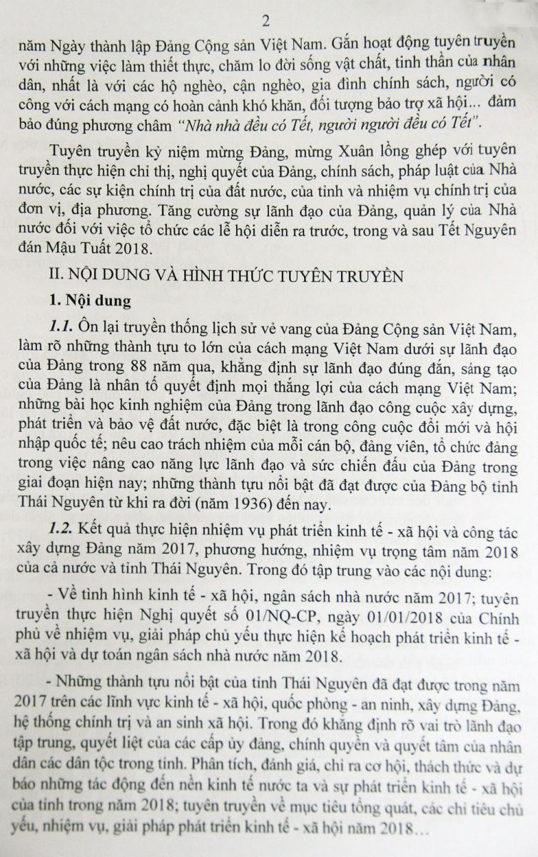Hướng dẫn tuyên truyền kỷ niệm 88 năm Ngày thành lập Đảng Cộng sản Việt Nam (03/02/1930 - 03/02/2018) và mừng Xuân Mậu Tuất 2018