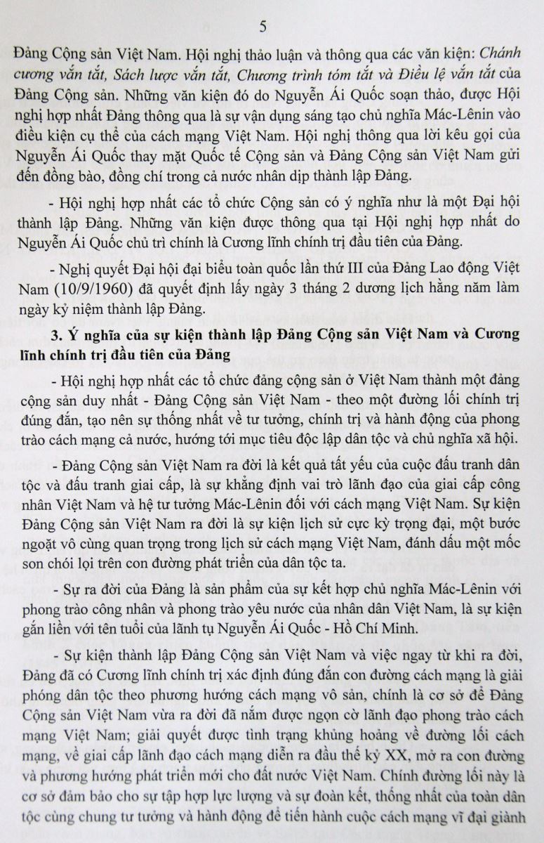 Hướng dẫn tuyên truyền kỷ niệm 88 năm Ngày thành lập Đảng Cộng sản Việt Nam (03/02/1930 - 03/02/2018) và mừng Xuân Mậu Tuất 2018