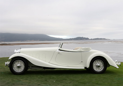 Delage D8S de Villars Cabriolet 1933.