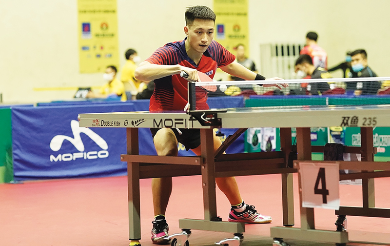   Tay vợt Nguyễn Anh Tú đang nhận được nhiều kỳ vọng tại SEA Games 31. Ảnh: Duy Linh