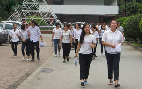  Thí sinh tham dự kỳ thi THPT Quốc gia năm 2016.Thí sinh tham dự kỳ thi THPT Quốc gia năm 2016.