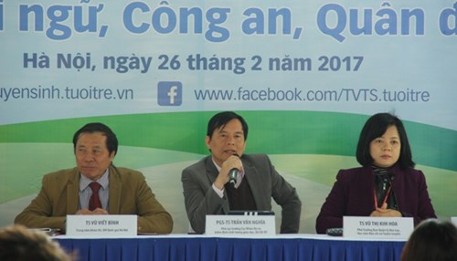  PGS.TS Trần Văn Nghĩa - Phó Cục trưởng Cục khảo thí và kiểm định chất lượng giáo dục (Bộ GD&ĐT) trả lời tư vấn tại Ngày hội tuyển sinh 2017 PGS.TS Trần Văn Nghĩa - Phó Cục trưởng Cục khảo thí và kiểm định chất lượng giáo dục (Bộ GD&ĐT) trả lời tư vấn tại Ngày hội tuyển sinh 2017
