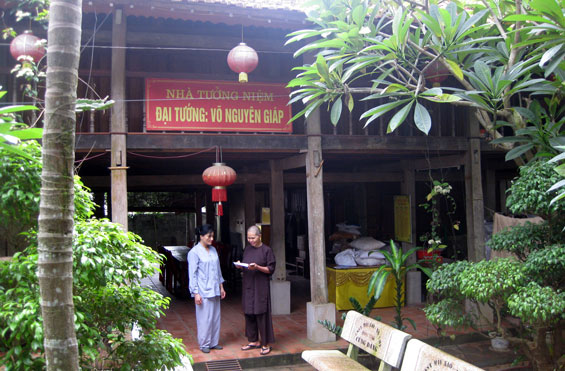  Nhà tưởng niệm Đại tướng Võ Nguyên Giáp tại chùa Thịnh Đán.