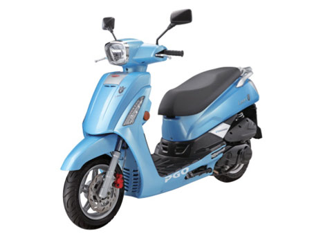 PGO Leon125 Hybrid - mẫu xe gắn maacute;y hybrid đầu tiecirc;n dự định trigrave;nh lagrave;ng tại Việt Nam.
