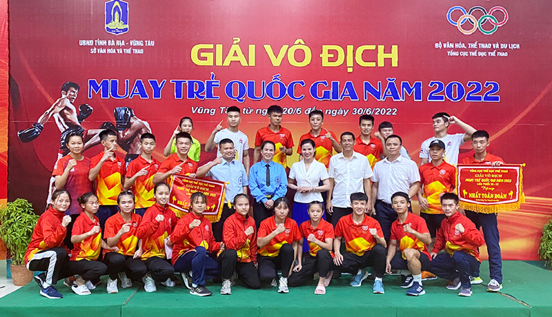  Đội tuyển muay Hà Nội đạt thành tích xuất sắc tại Giải vô địch Muay trẻ quốc gia 2022.