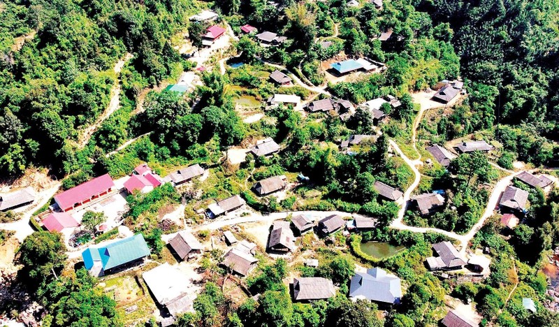  Bản làng người Hmông xanh ở xã Nậm Xé (Văn Bàn, Lào Cai) hôm nay.