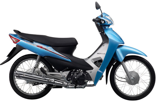  Wave Alpha có màu xanh đặc biệt mới.