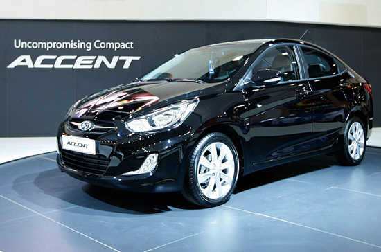 Hyundai Accent 2012 gia nhập thị trường Việt ngay trong thaacute;ng 12/2010.