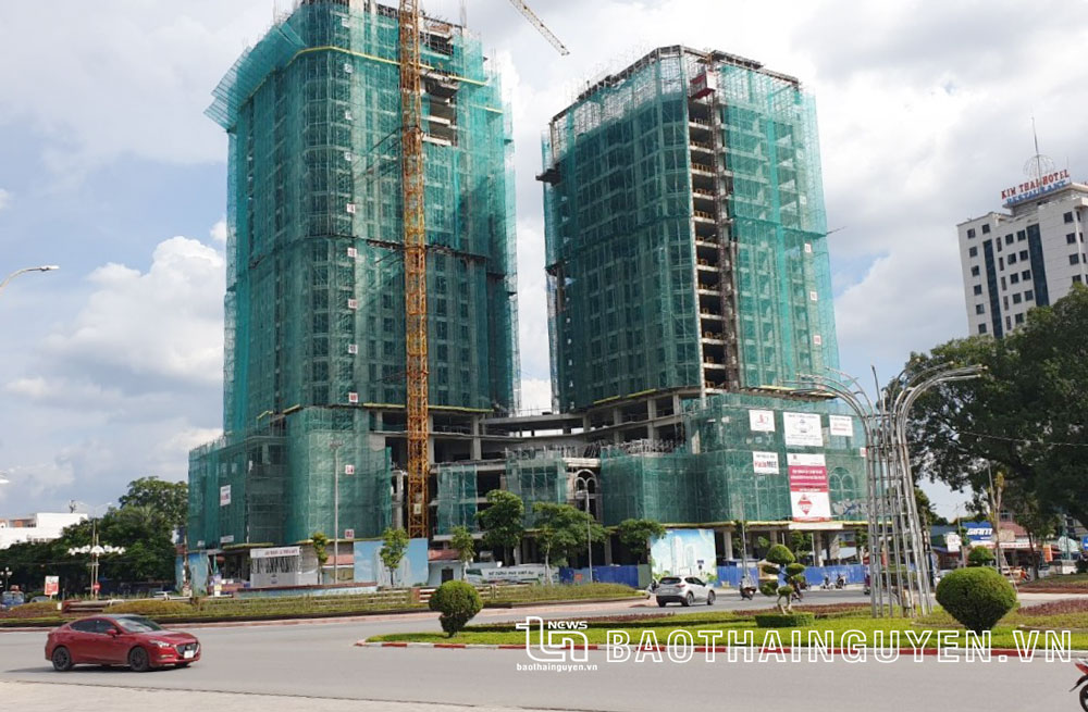  Dự án Tòa tháp đôi Prime Thái Nguyên do Công ty Prime Thái Nguyên xây dựng trên diện tích 60.000m2, vốn đầu tư gần 700 tỷ đồng, dự kiến hoàn thành và đưa vào sử dụng từ tháng 4-2023.